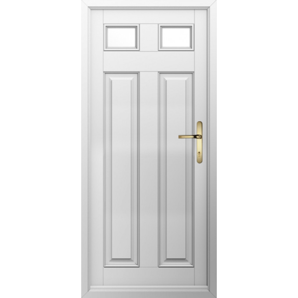 Solidor Berkley 2 Composite Traditional Door In White Image