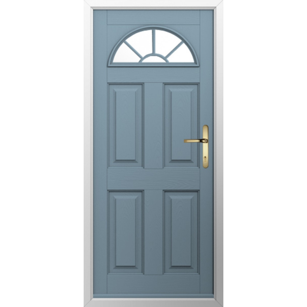 Solidor Conway 1 GB Composite Traditional Door In Twilight Grey Image