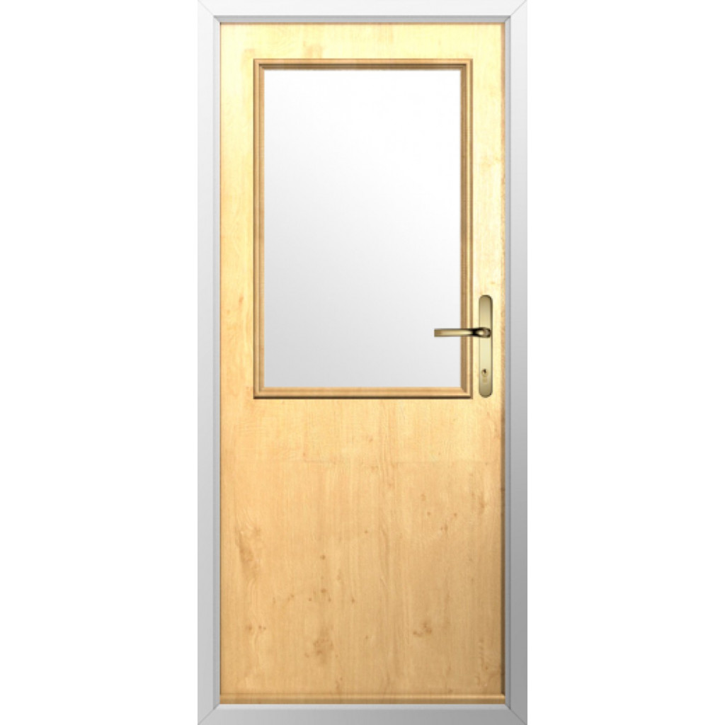 Solidor Flint Beeston Composite Traditional Door In Irish Oak Image