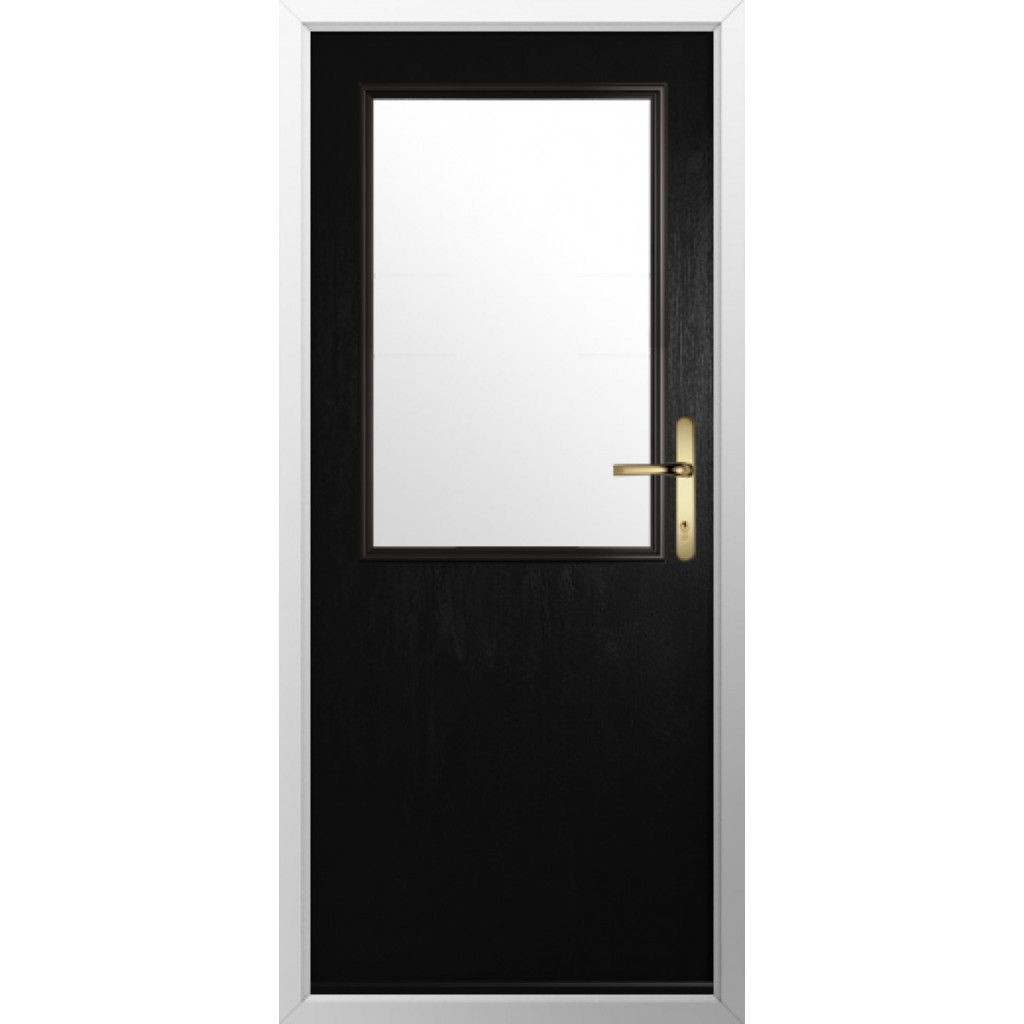 Solidor Flint Beeston Composite Traditional Door In Black Image
