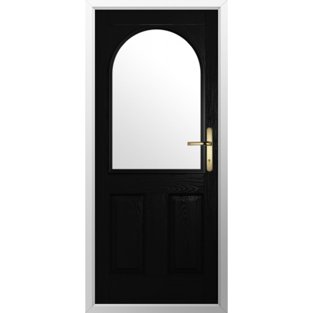 Solidor Stafford 1 Composite Traditional Door In Black Image