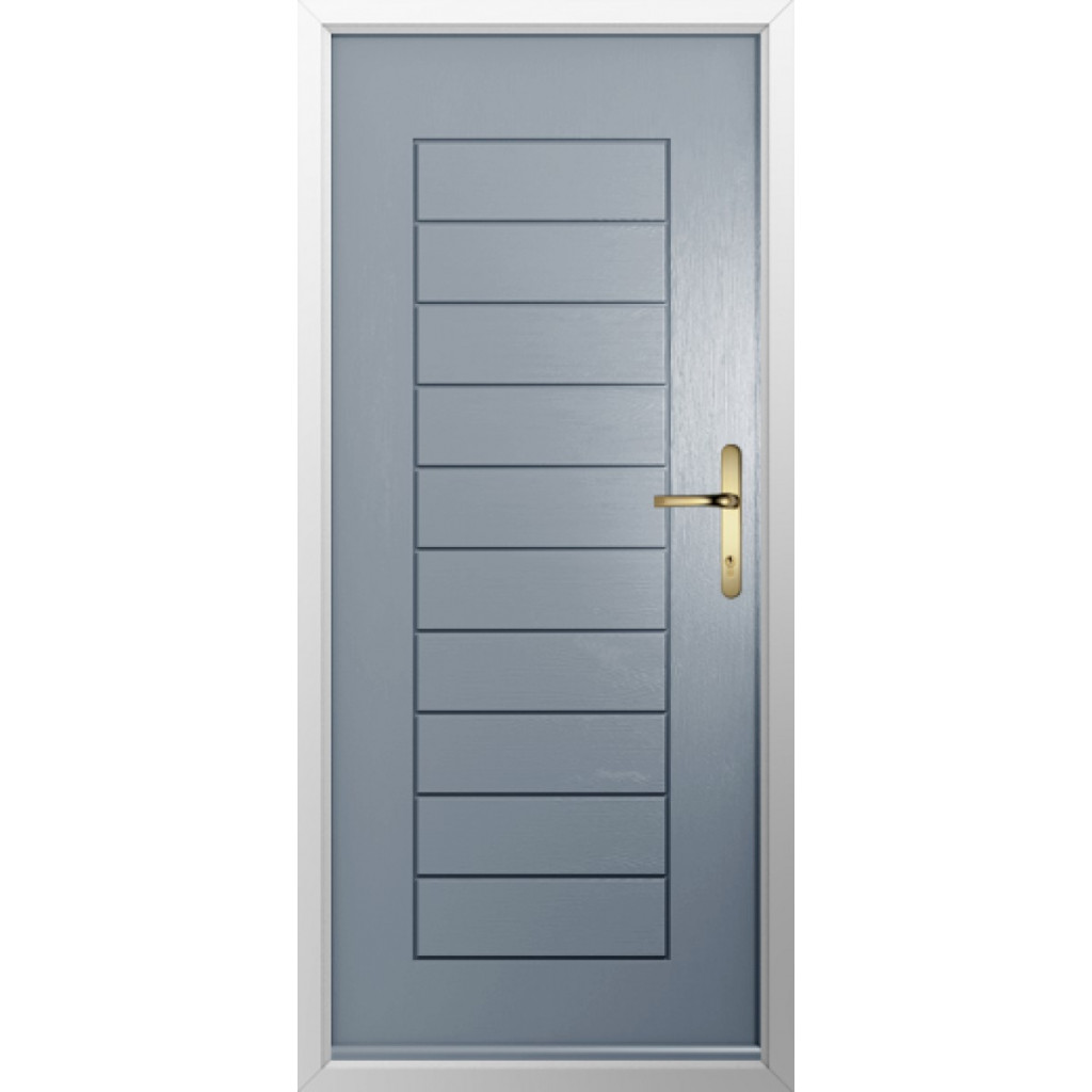Solidor Windsor Solid Composite Traditional Door In French Grey Image