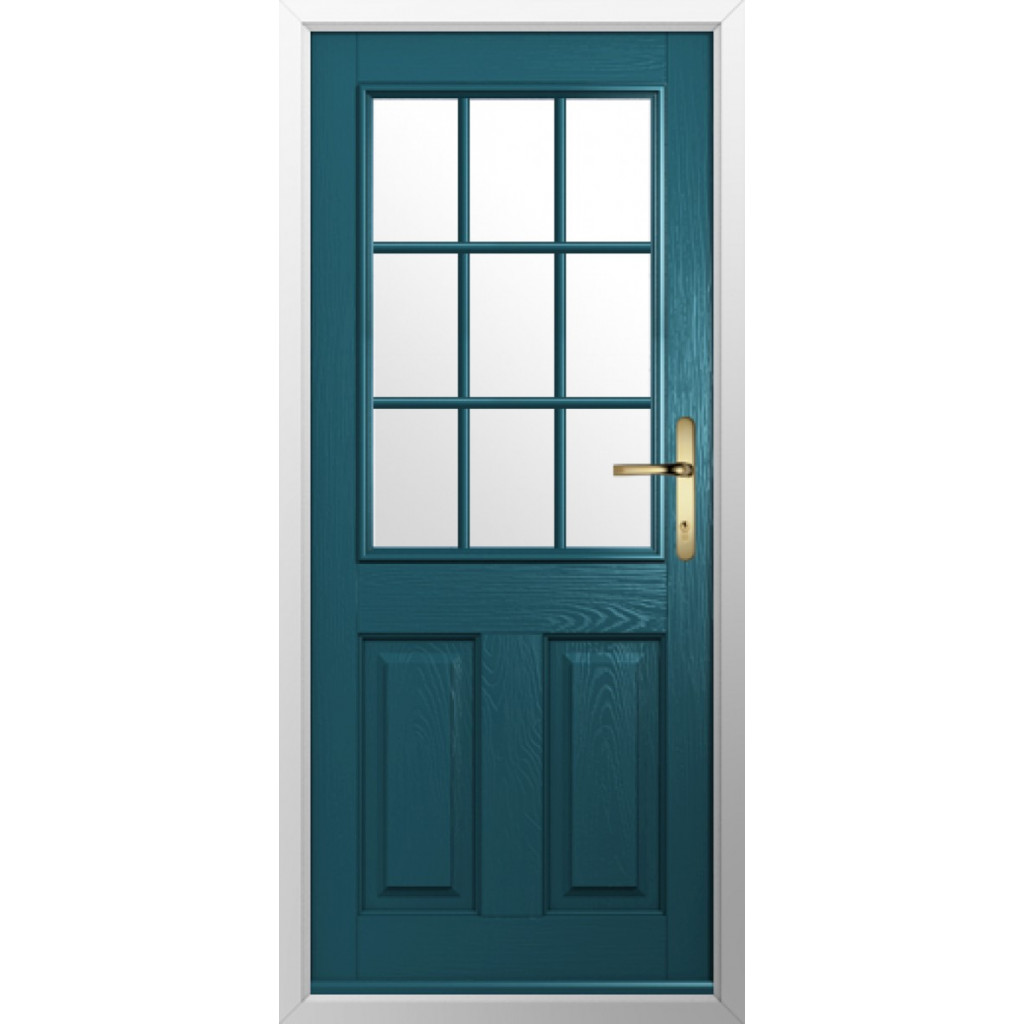 Solidor Beeston GB Composite Traditional Door In Peacock Blue Image