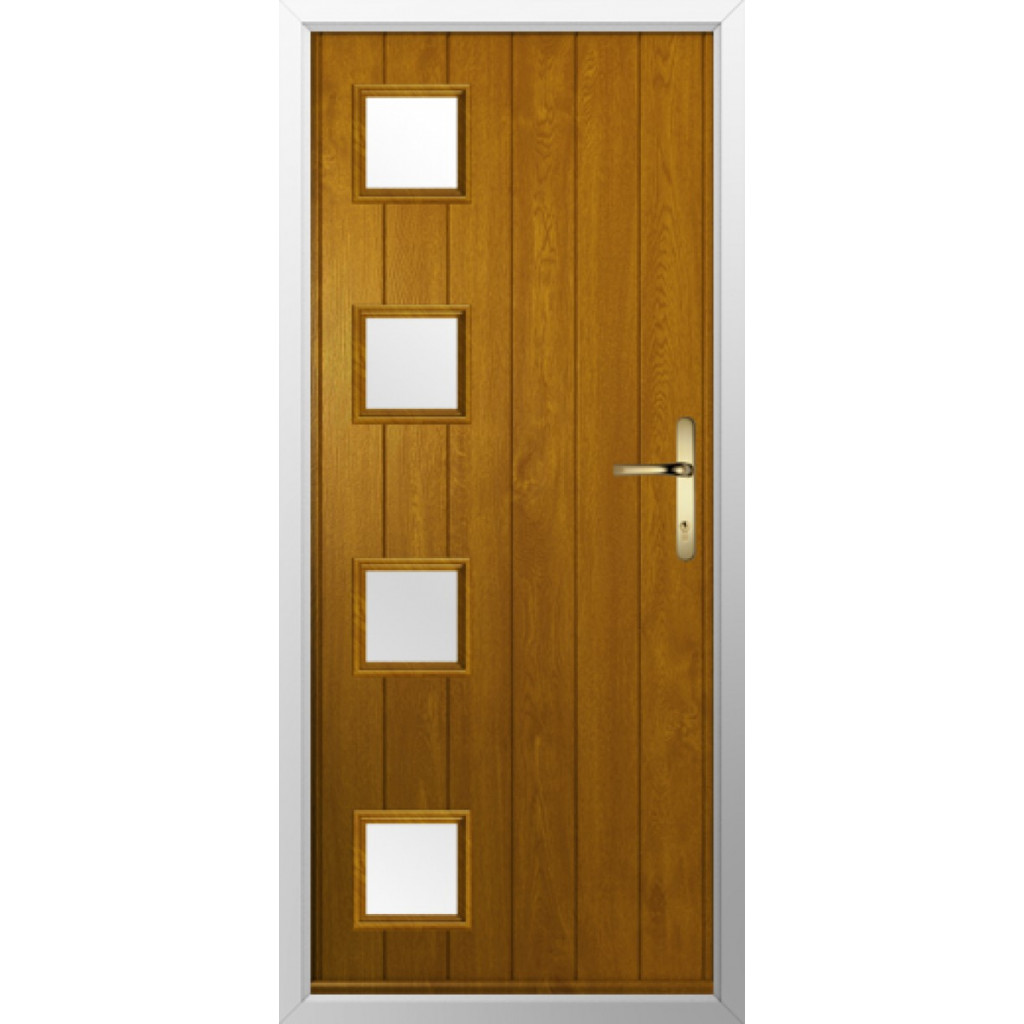 Solidor Milano Composite Contemporary Door In Oak Image