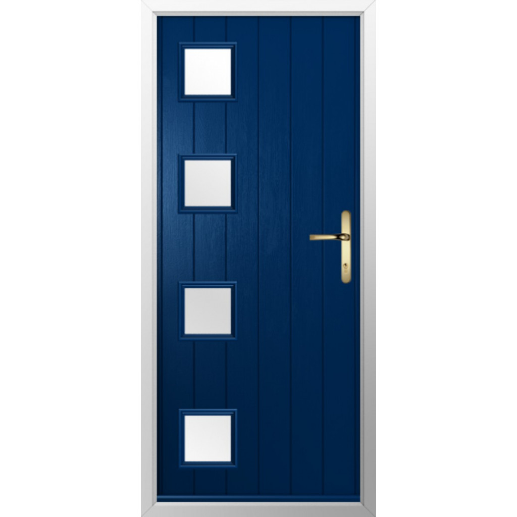 Solidor Milano Composite Contemporary Door In Blue Image