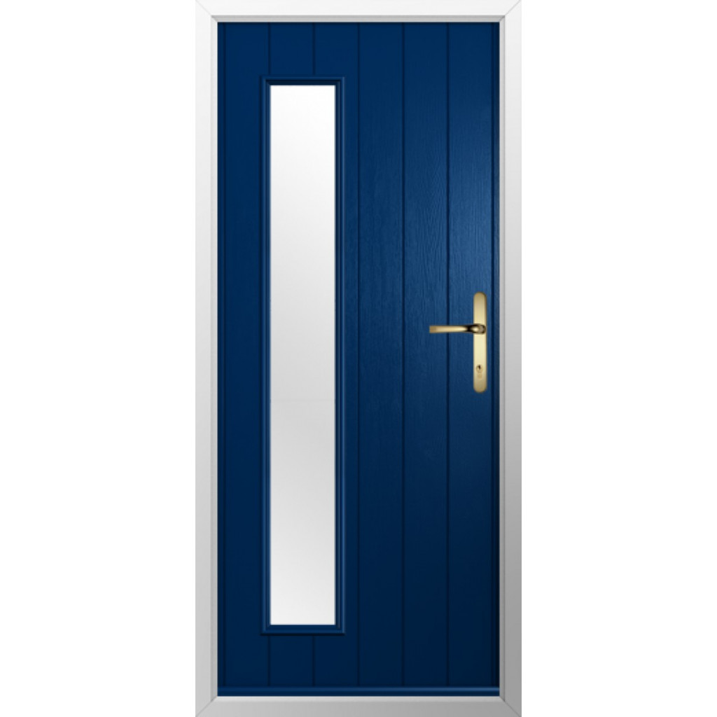Solidor Brescia Composite Contemporary Door In Blue Image