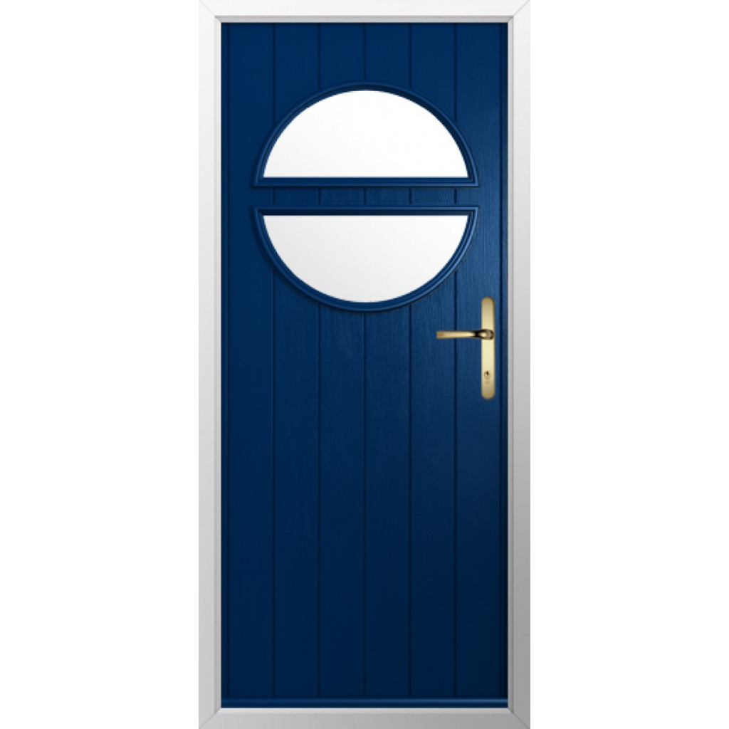 Solidor Pisa Composite Contemporary Door In Blue Image