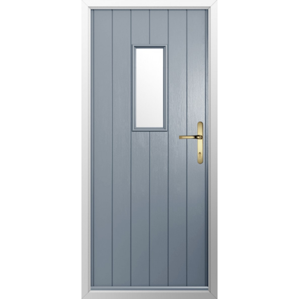 Solidor Ancona Composite Contemporary Door In French Grey Image