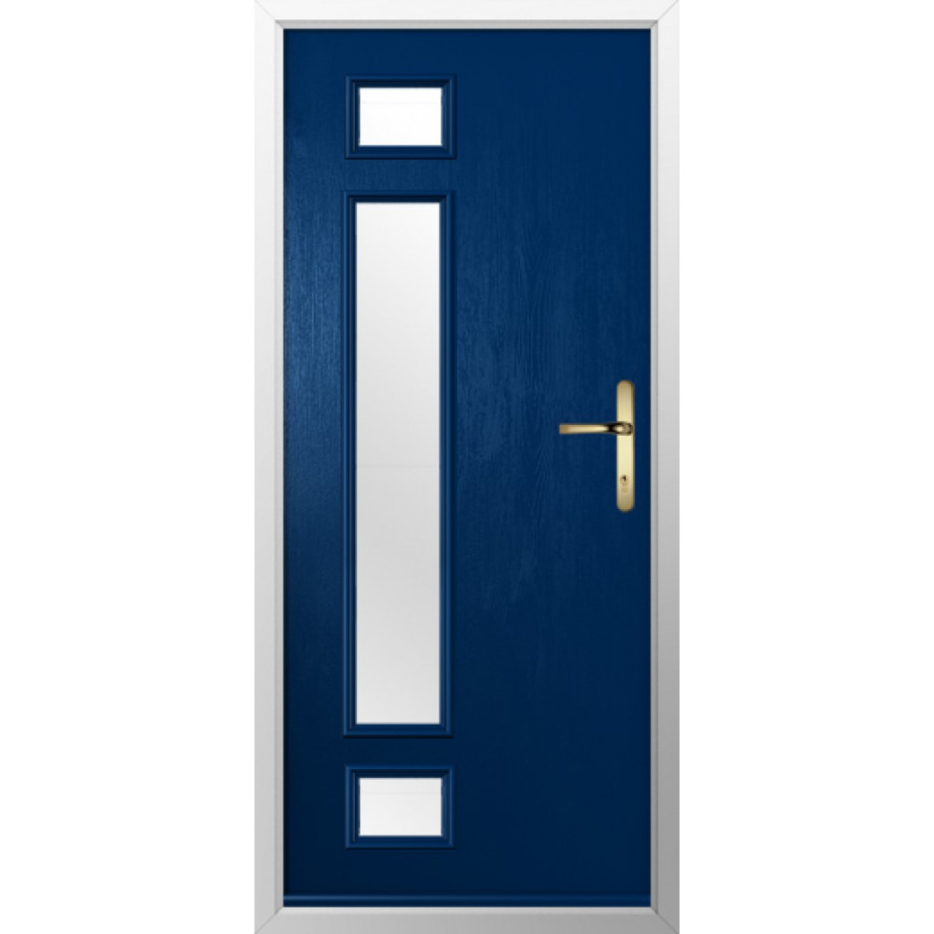 Solidor Rimini Composite Contemporary Door In Blue Image