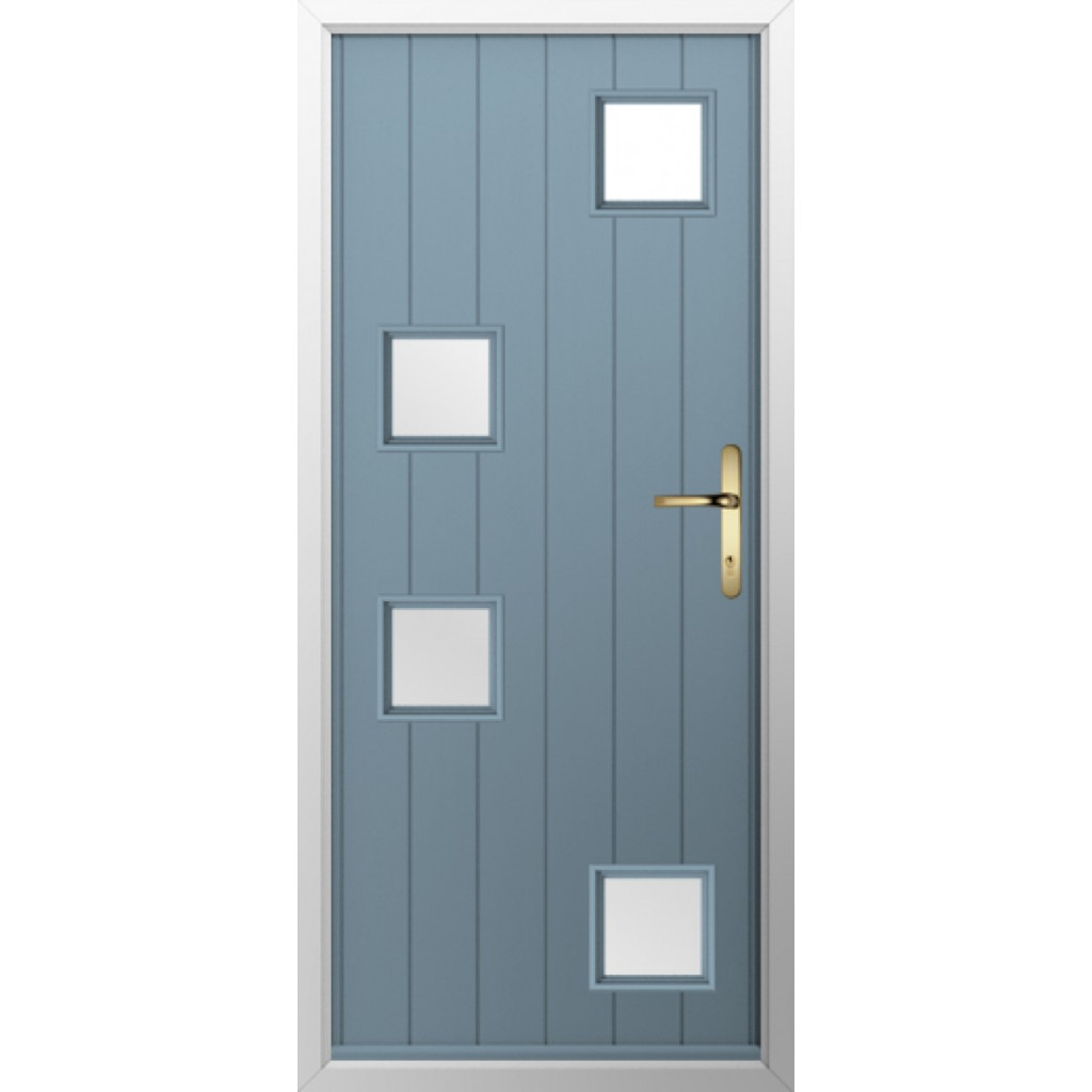 Solidor Modena Composite Contemporary Door In Twilight Grey Image