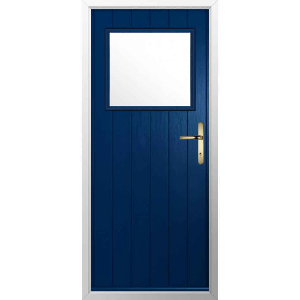 Solidor Trieste Composite Contemporary Door In Blue Image