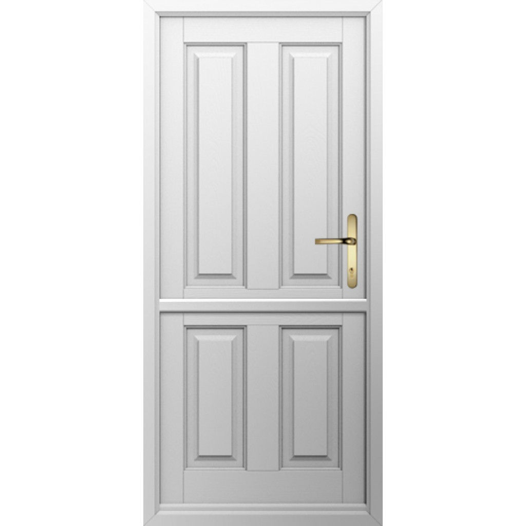 Solidor Ludlow Solid Composite Stable Door In Foiled White Image