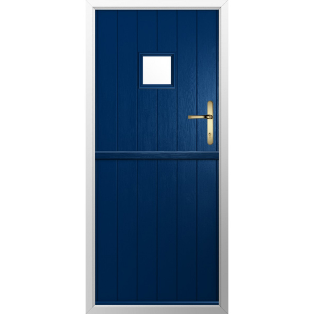 Solidor Flint Square Composite Stable Door In Blue Image