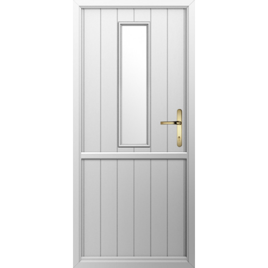 Solidor Flint 4 Composite Stable Door In Foiled White Image
