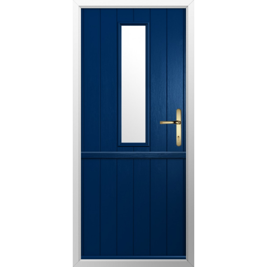 Solidor Flint 4 Composite Stable Door In Blue Image
