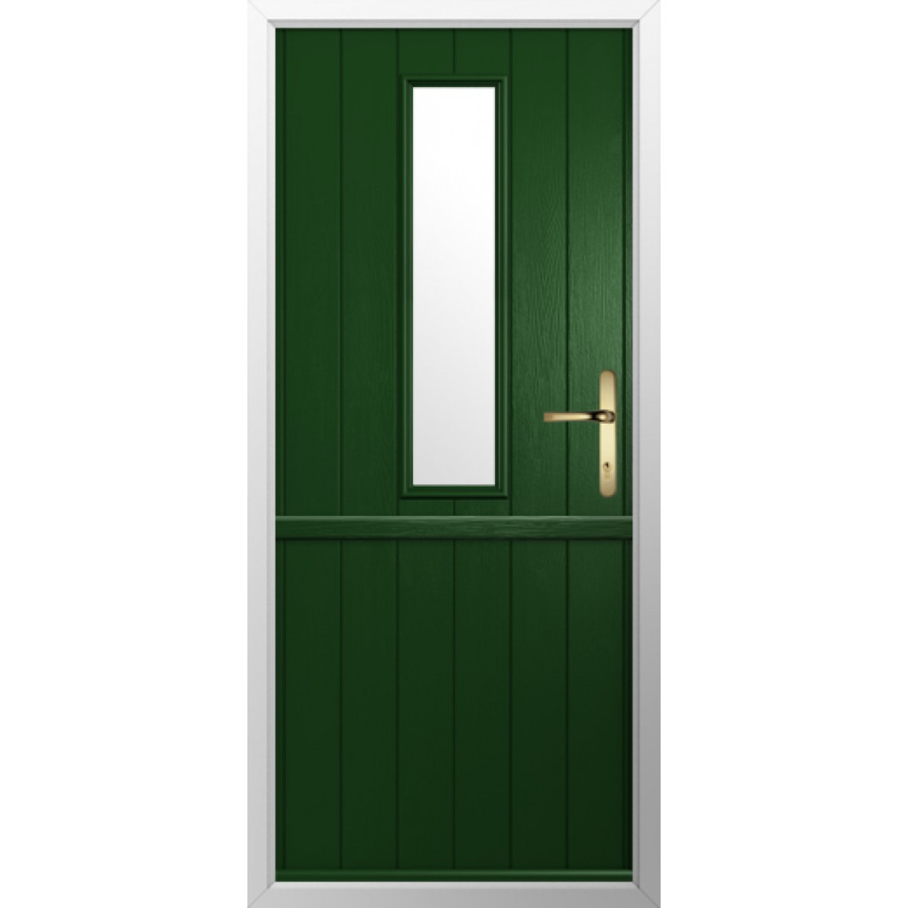 Solidor Flint 4 Composite Stable Door In Green Image