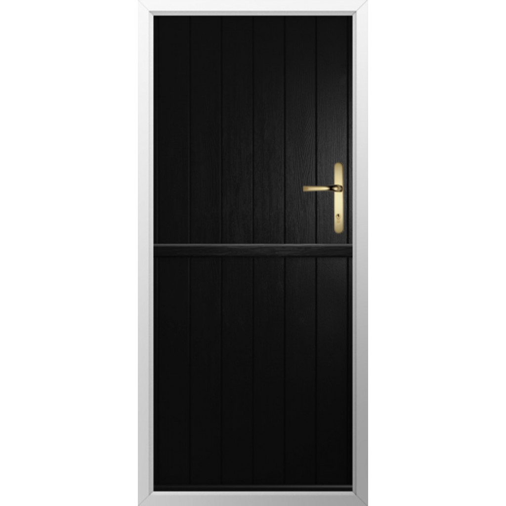 Solidor Flint Solid Composite Stable Door In Black Image
