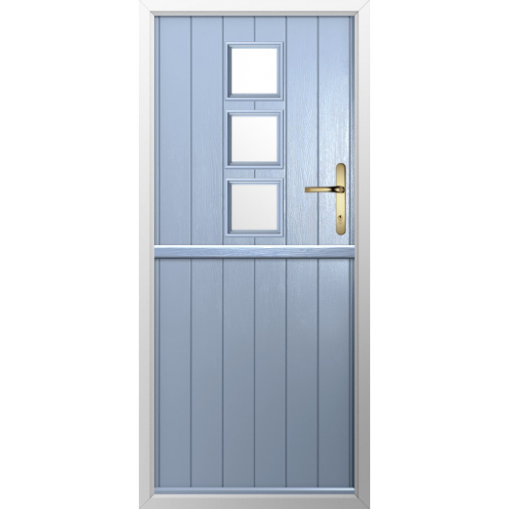 Solidor Naples Composite Stable Door In Duck Egg Blue Image