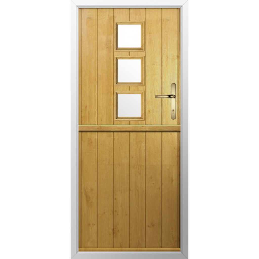 Solidor Naples Composite Stable Door In Irish Oak Image