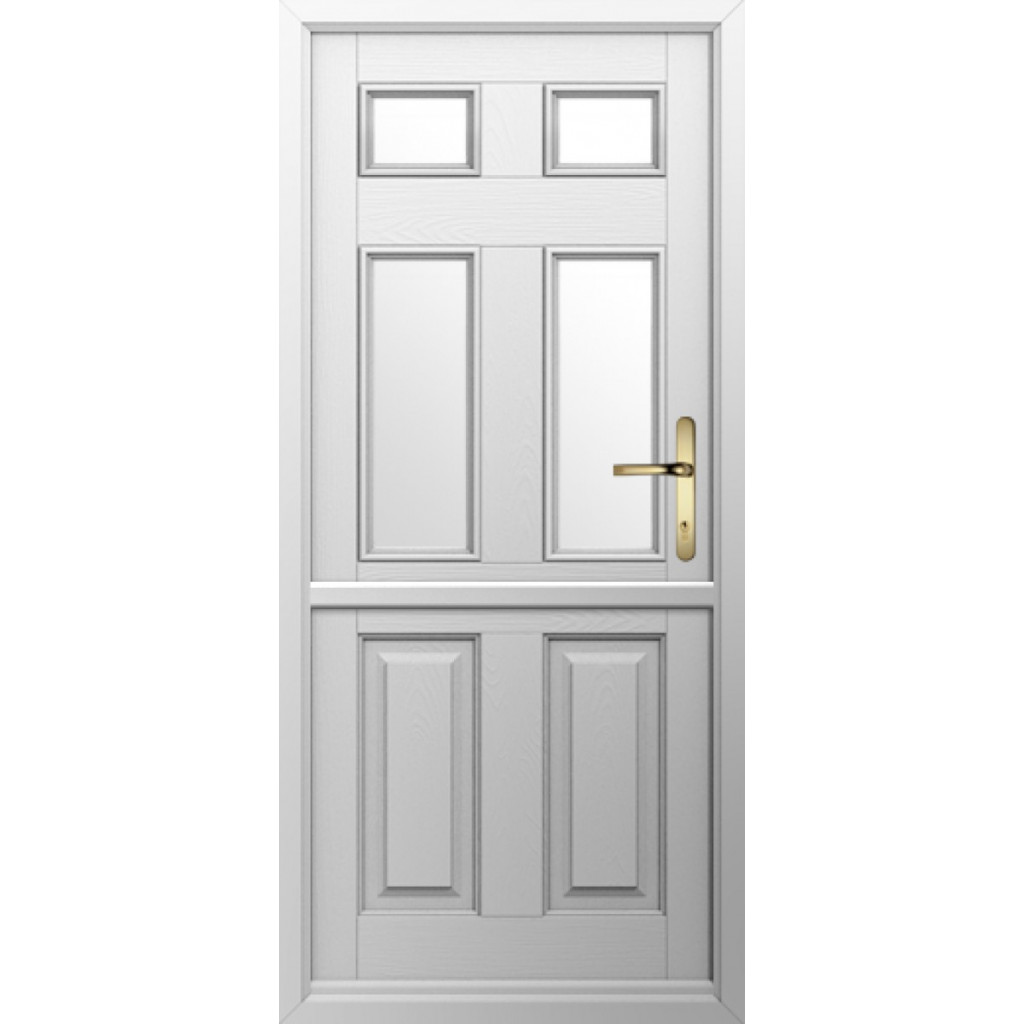 Solidor Tenby 4 Composite Stable Door In Foiled White Image