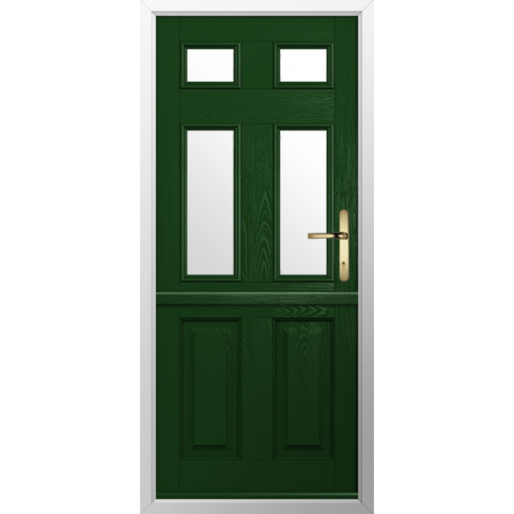 Solidor Tenby 4 Composite Stable Door In Green Image