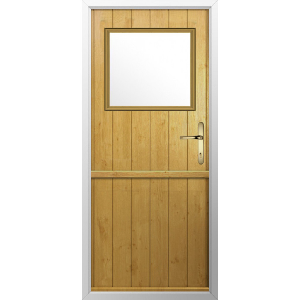 Solidor Trieste Composite Stable Door In Irish Oak Image