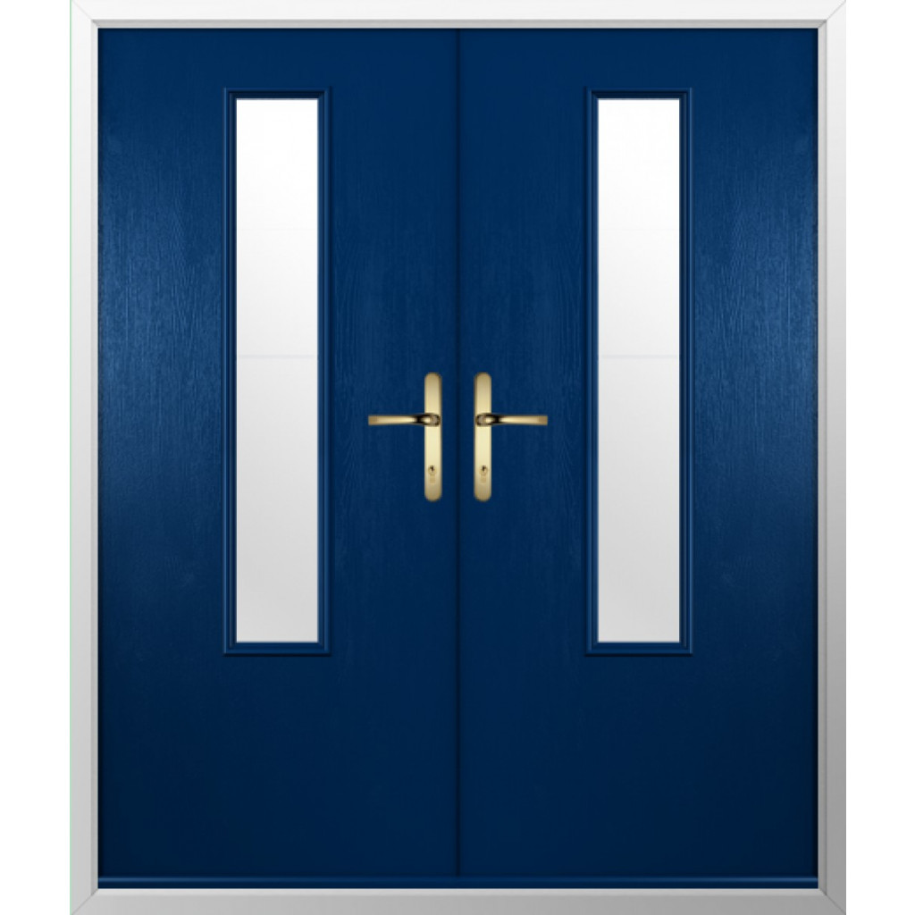 Solidor Monza Composite French Door In Blue Image