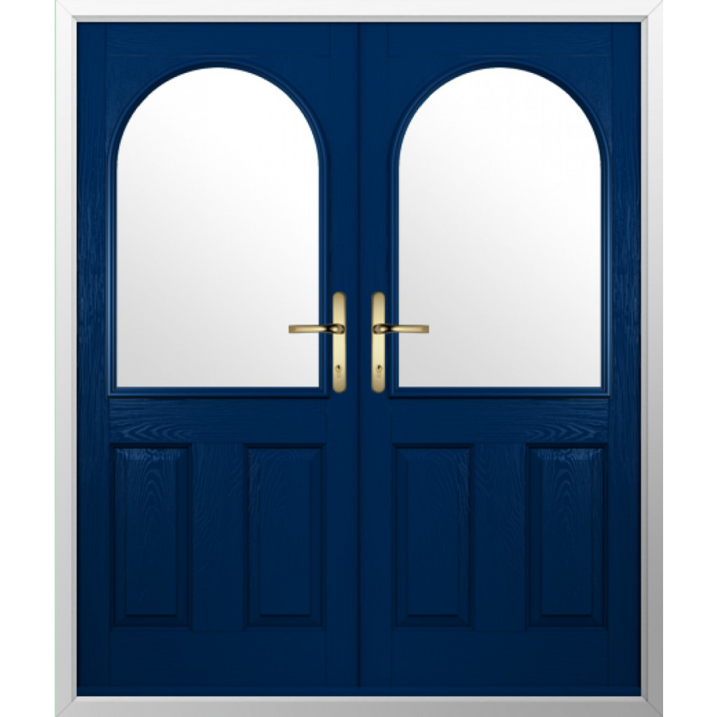 Solidor Stafford 1 Composite French Door In Blue Image