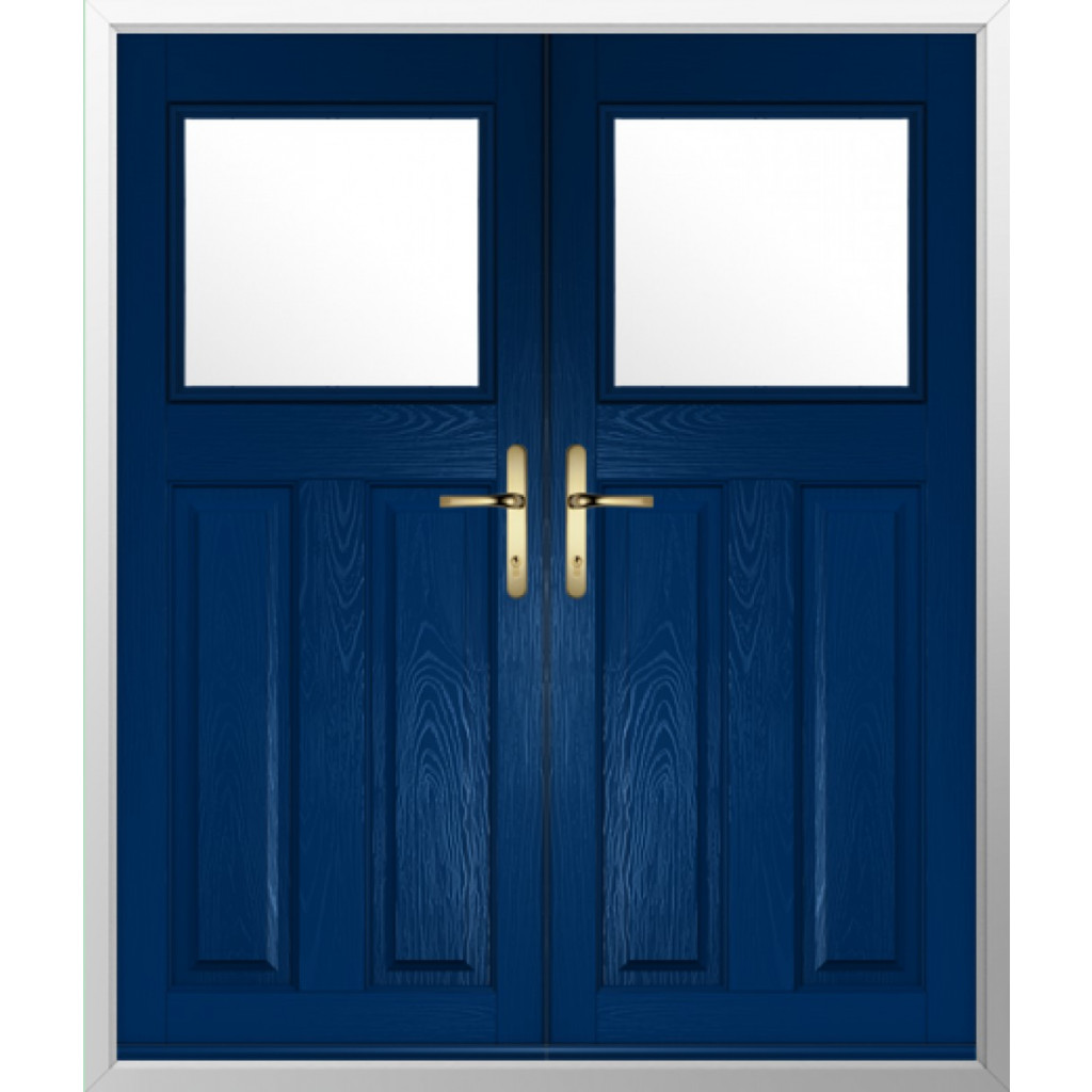 Solidor Sterling Composite French Door In Blue Image