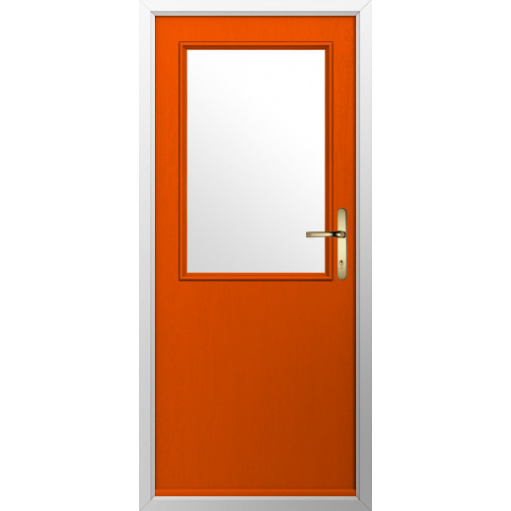 Solidor Flint Beeston Composite Traditional Door In Tangerine Image
