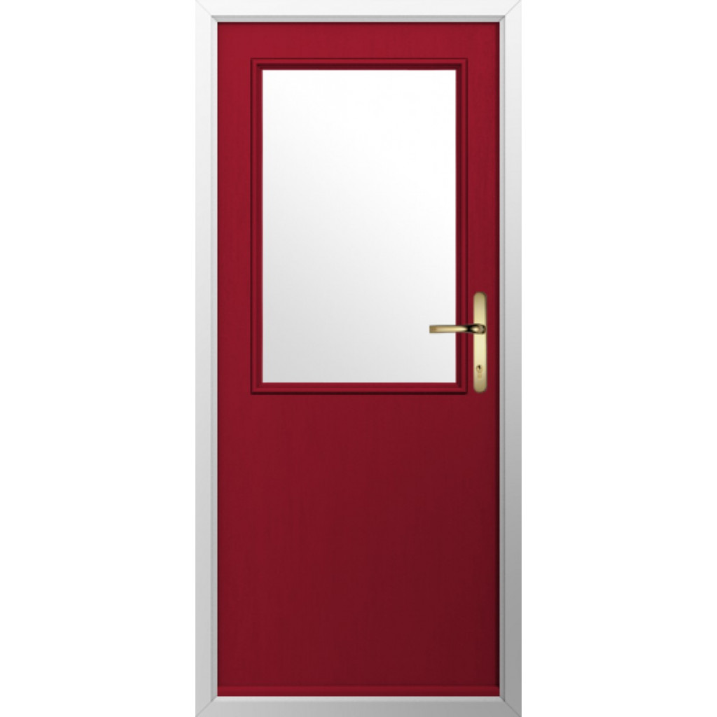 Solidor Flint Beeston Composite Traditional Door In Ruby Red Image