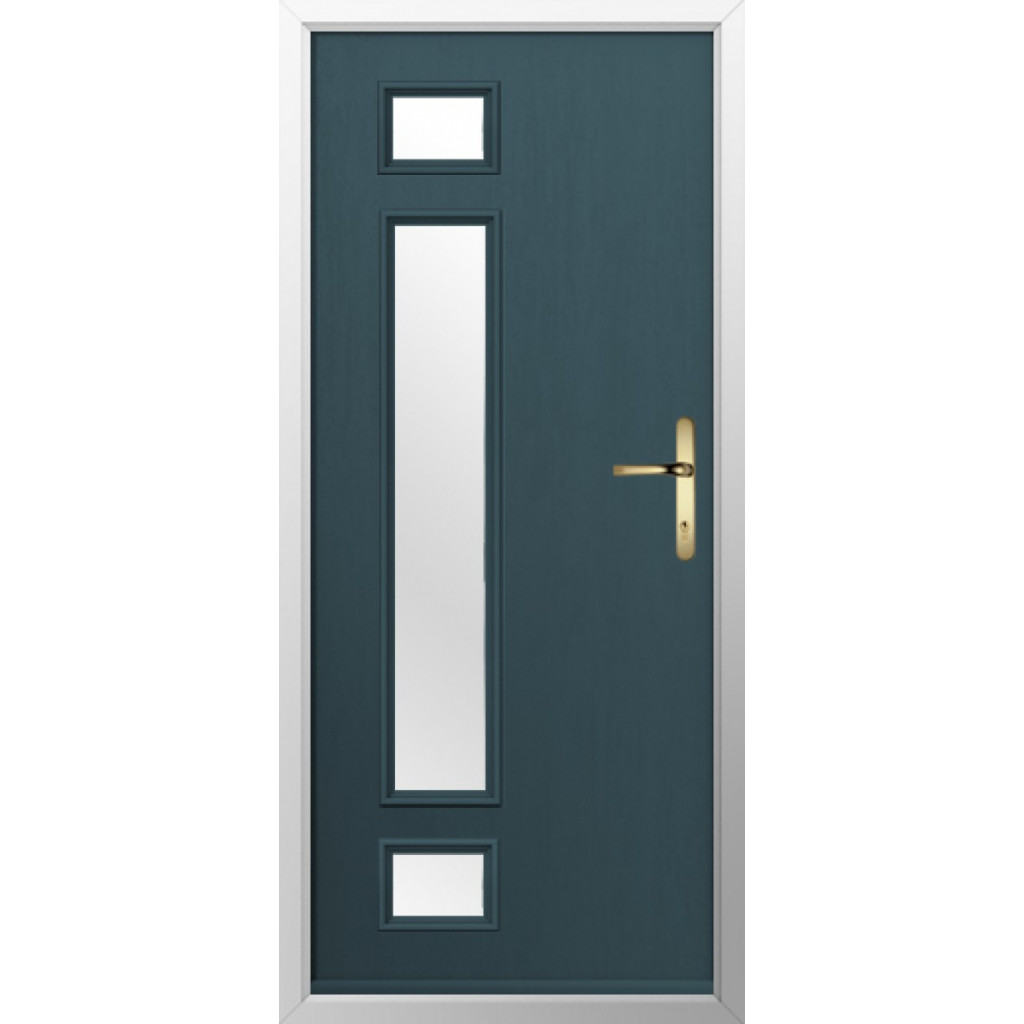 Solidor Rimini Composite Contemporary Door In Midnight Grey Image
