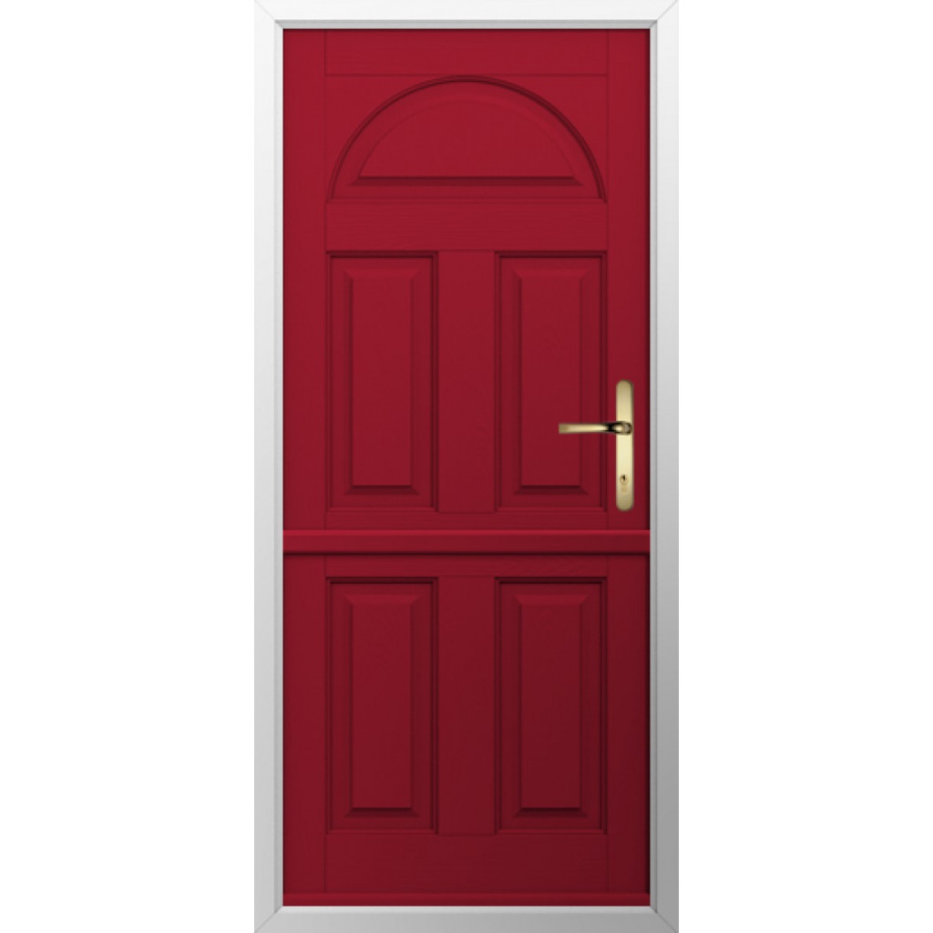 Solidor Conway Solid Composite Stable Door In Ruby Red Image