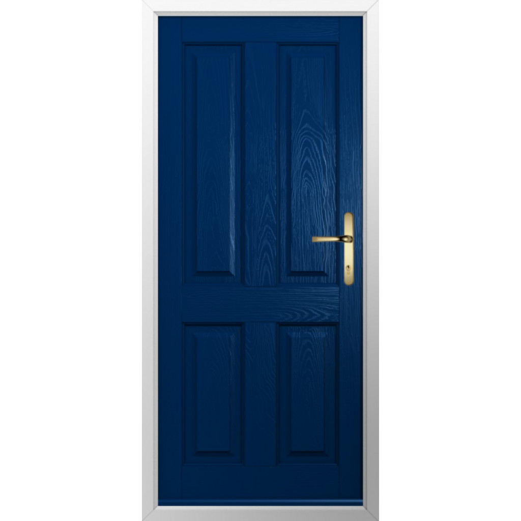 Solidor Ludlow Solid Composite Traditional Door In Blue Image