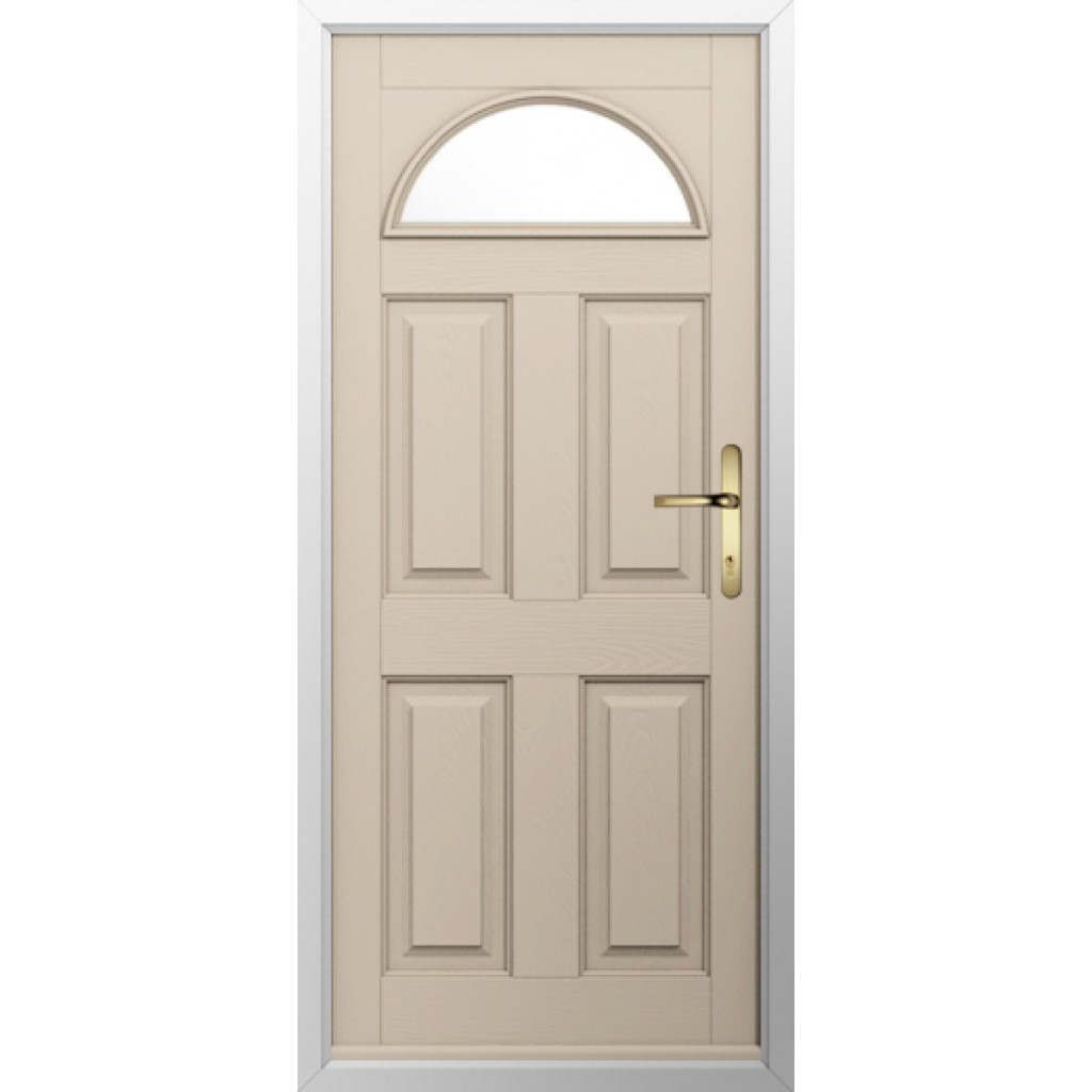 Solidor Conway 1 Composite Traditional Door In Cream Image