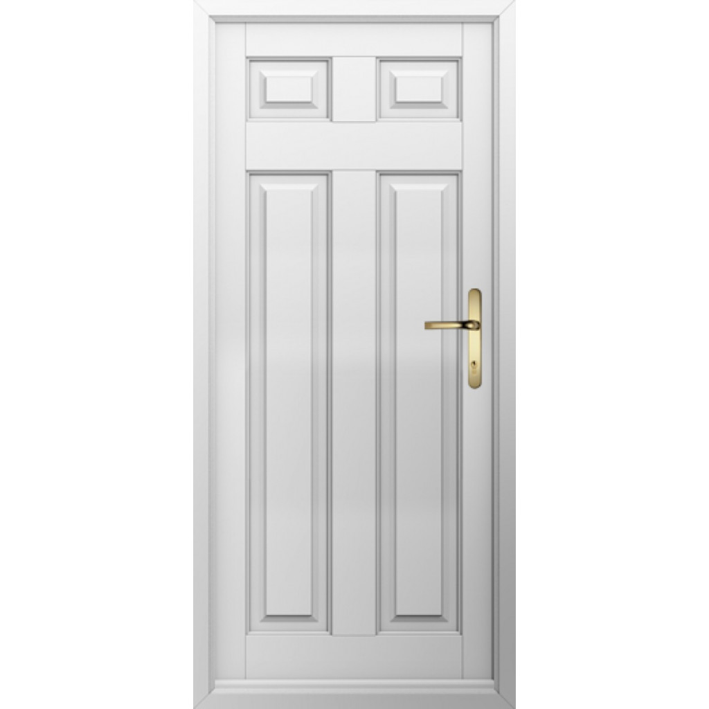 Solidor Berkley Solid Composite Traditional Door In Foiled White Image