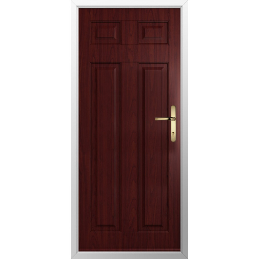 Solidor Berkley Solid Composite Traditional Door In Rosewood Image