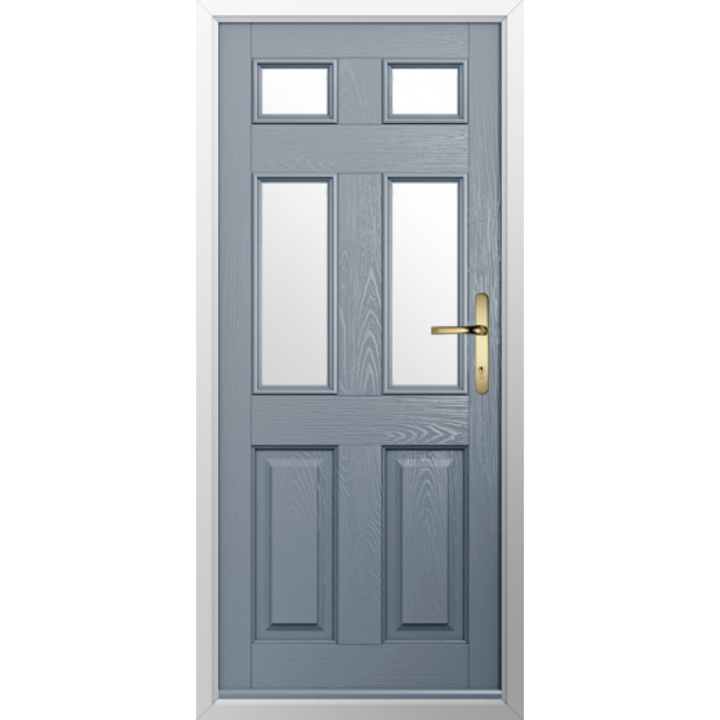 Solidor Tenby 4 Composite Traditional Door In French Grey Image