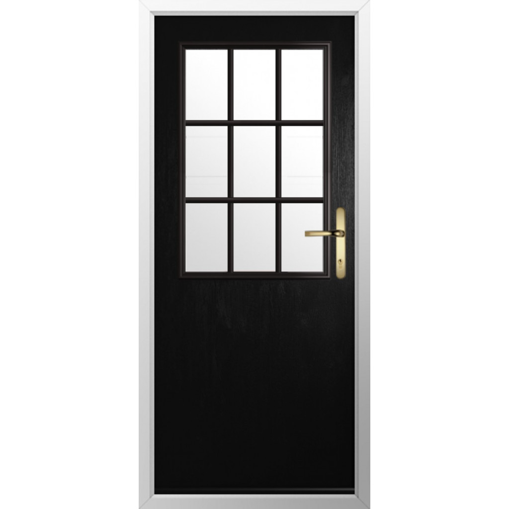 Solidor Flint Beeston GB Composite Traditional Door In Black Image