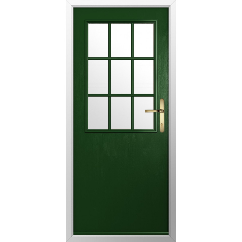 Solidor Flint Beeston GB Composite Traditional Door In Green Image