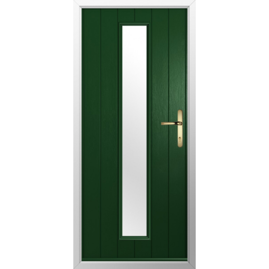 Solidor Amalfi Composite Contemporary Door In Green Image