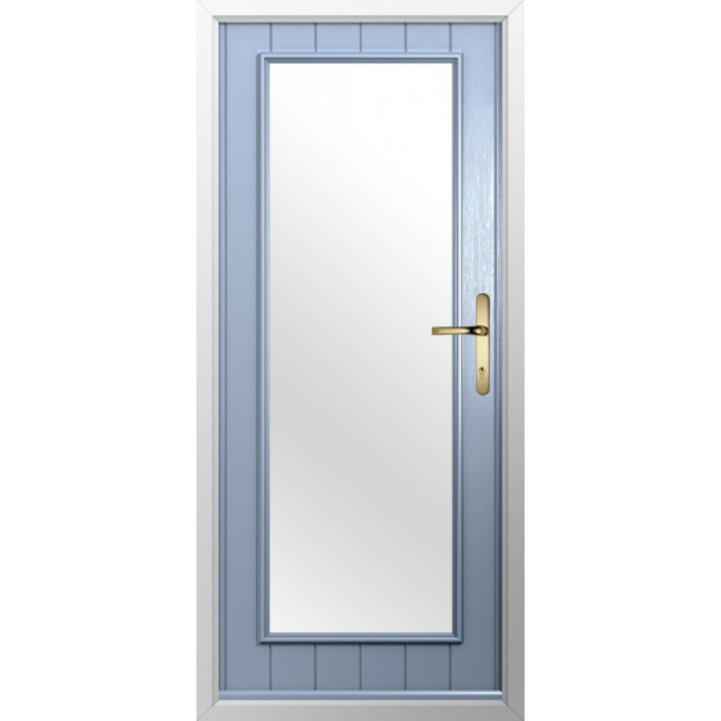 Solidor Biella Composite Contemporary Door In Duck Egg Blue Image
