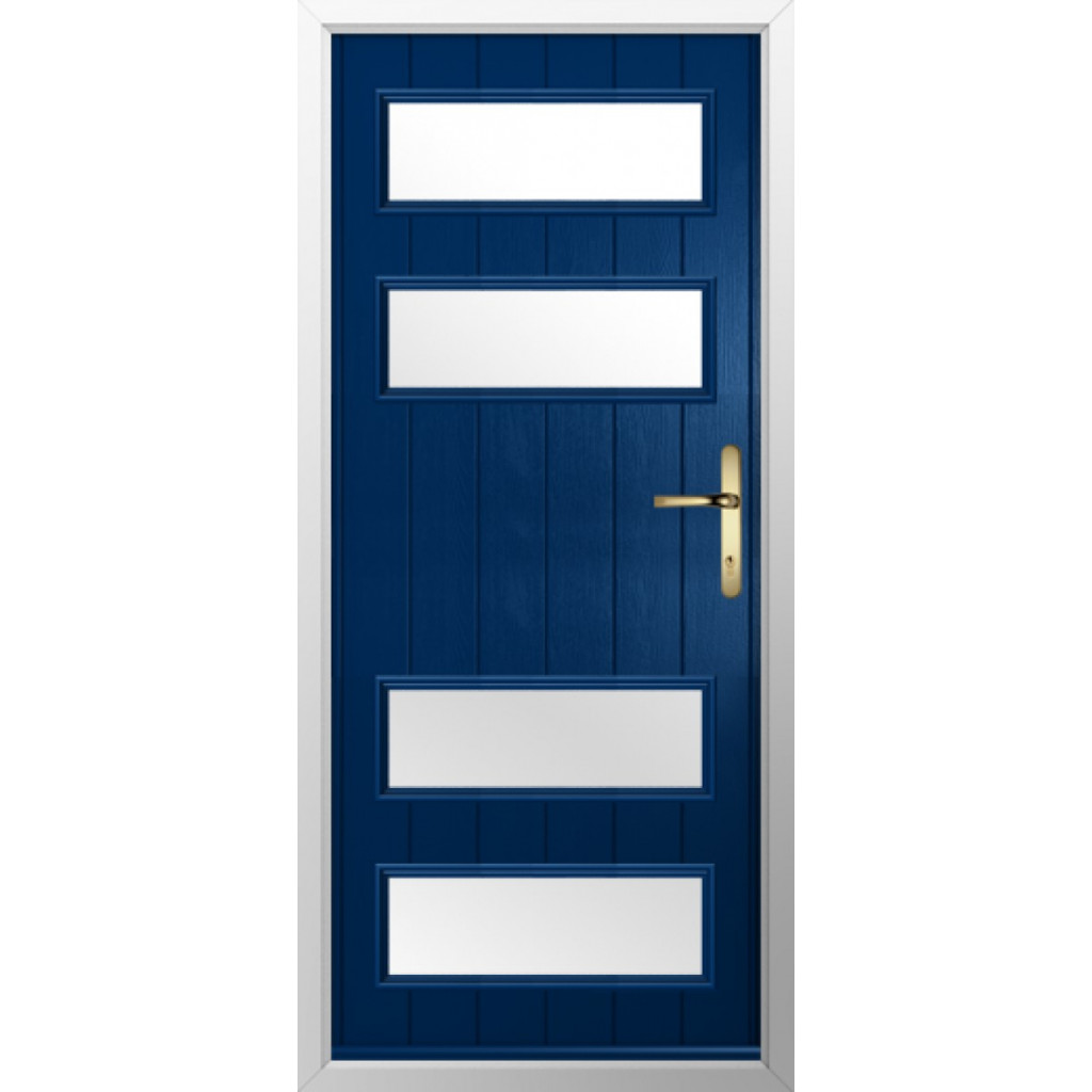 Solidor Sorrento Composite Contemporary Door In Blue Image