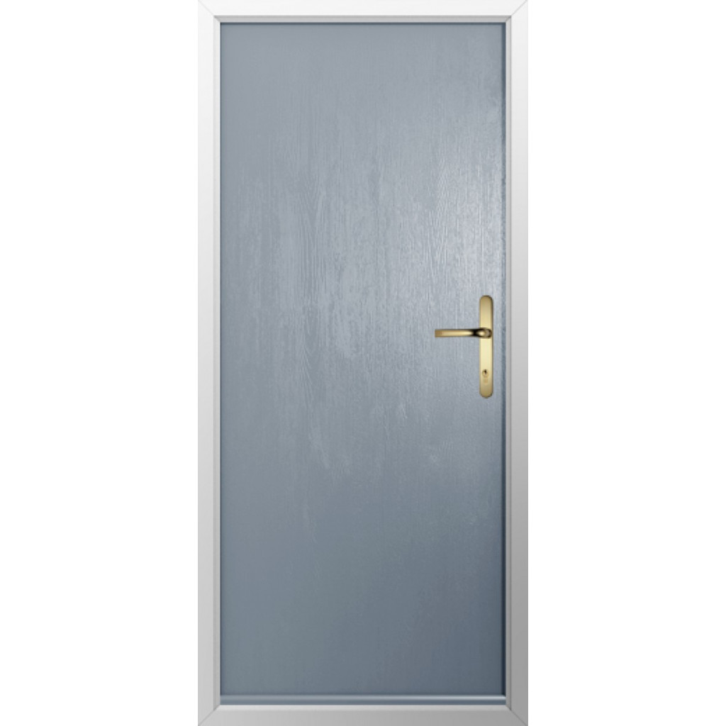 Solidor Verona Solid Composite Contemporary Door In French Grey Image