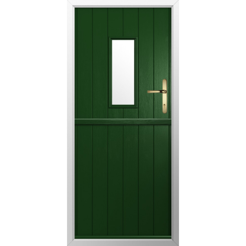 Solidor Flint 2 Composite Stable Door In Green Image
