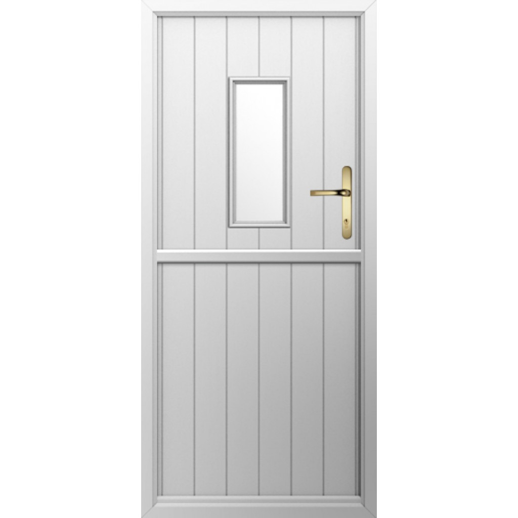 Solidor Flint 2 Composite Stable Door In White Image