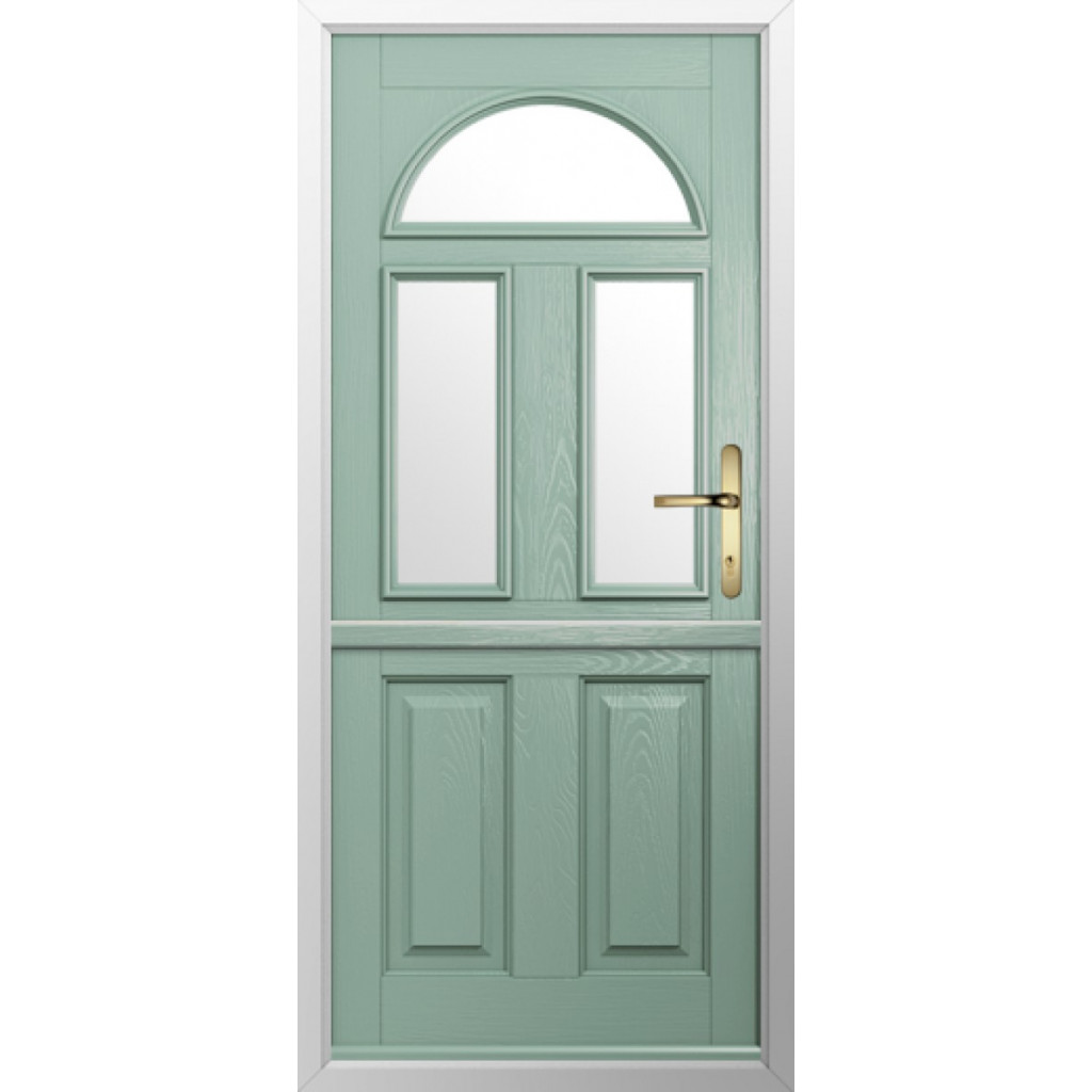 Solidor Conway 3 Composite Stable Door In Chartwell Green Image