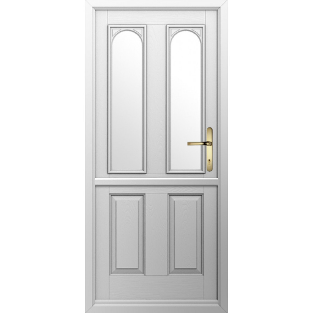 Solidor Nottingham 2 Composite Stable Door In Foiled White Image