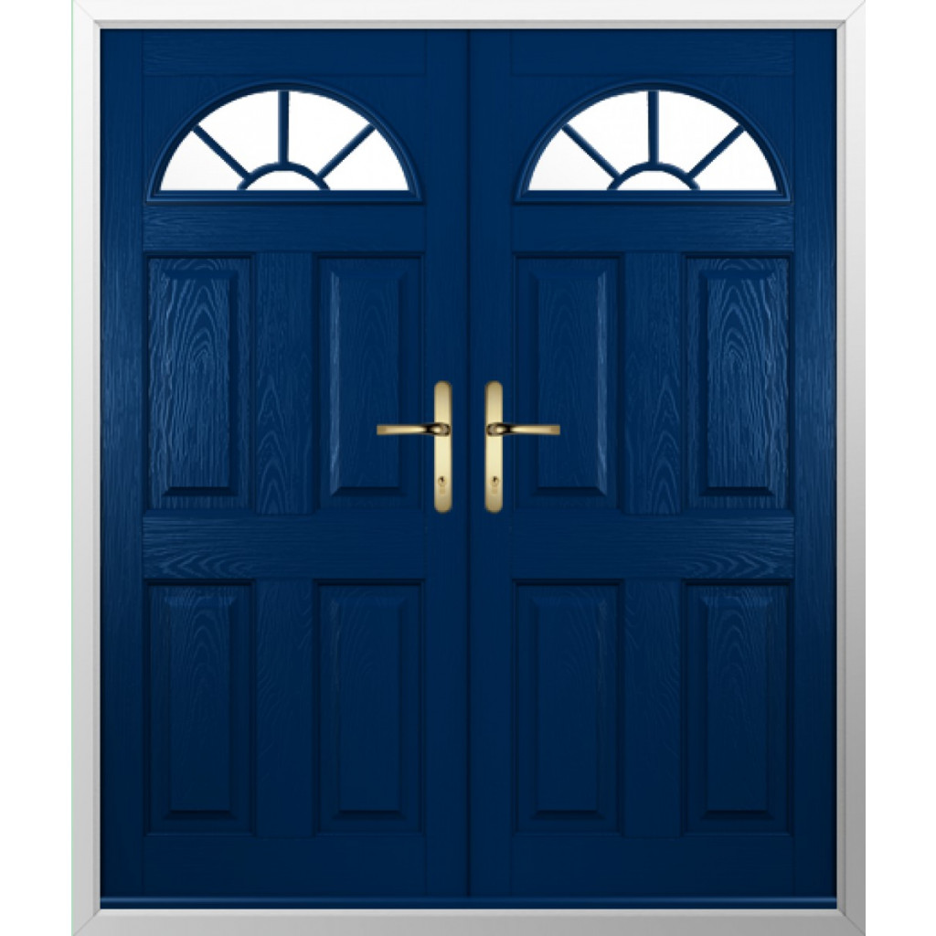 Solidor Conway 1 GB Composite French Door In Blue Image