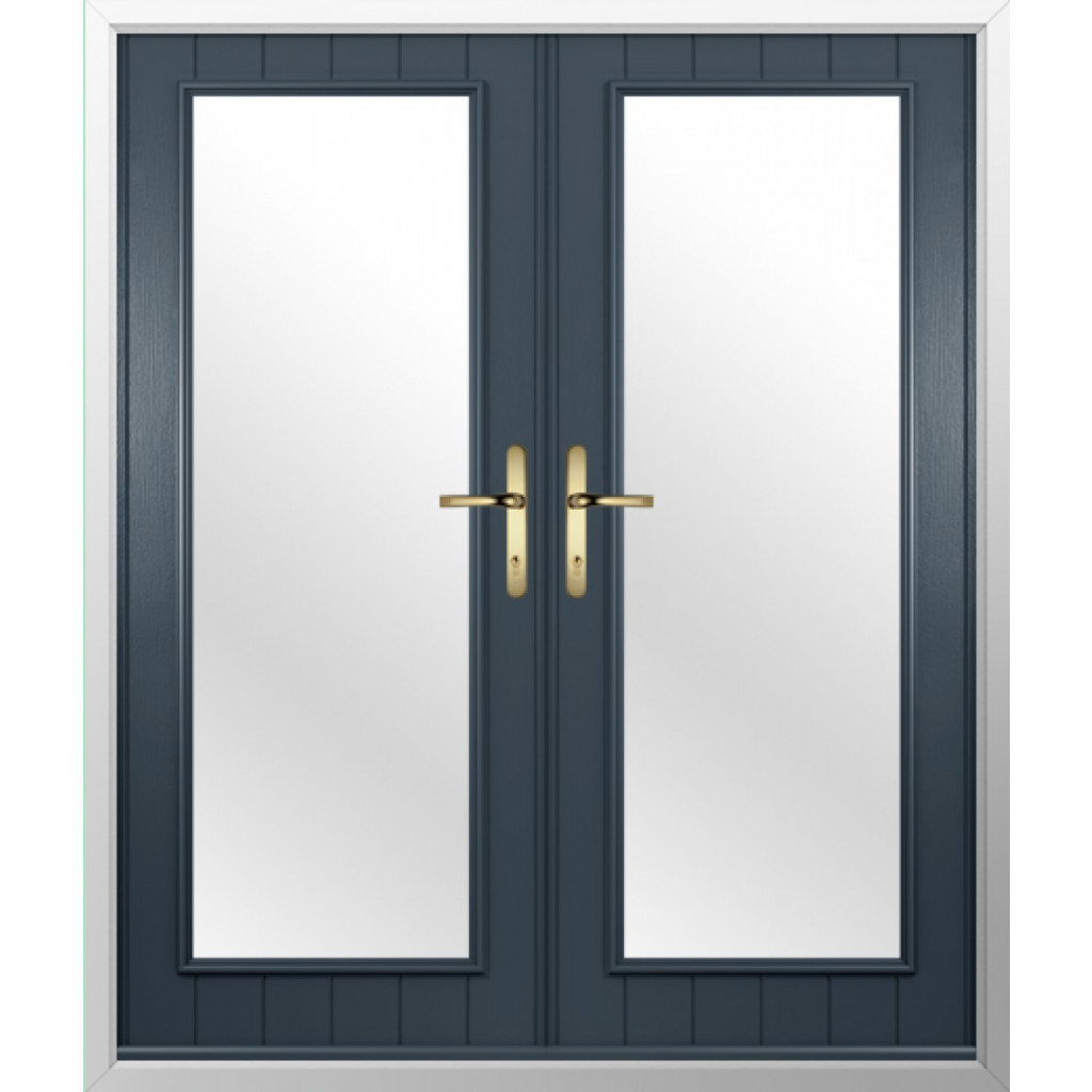 Solidor Biella Composite French Door In Anthracite Grey Image
